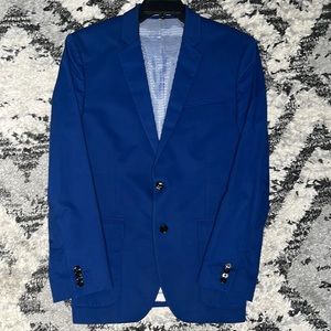 Express Blue Blazer Fitted